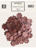 Paper Flowers Burgundy (100pcs) (FL003)