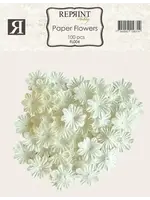 Paper Flowers White (100pcs) (FL004)