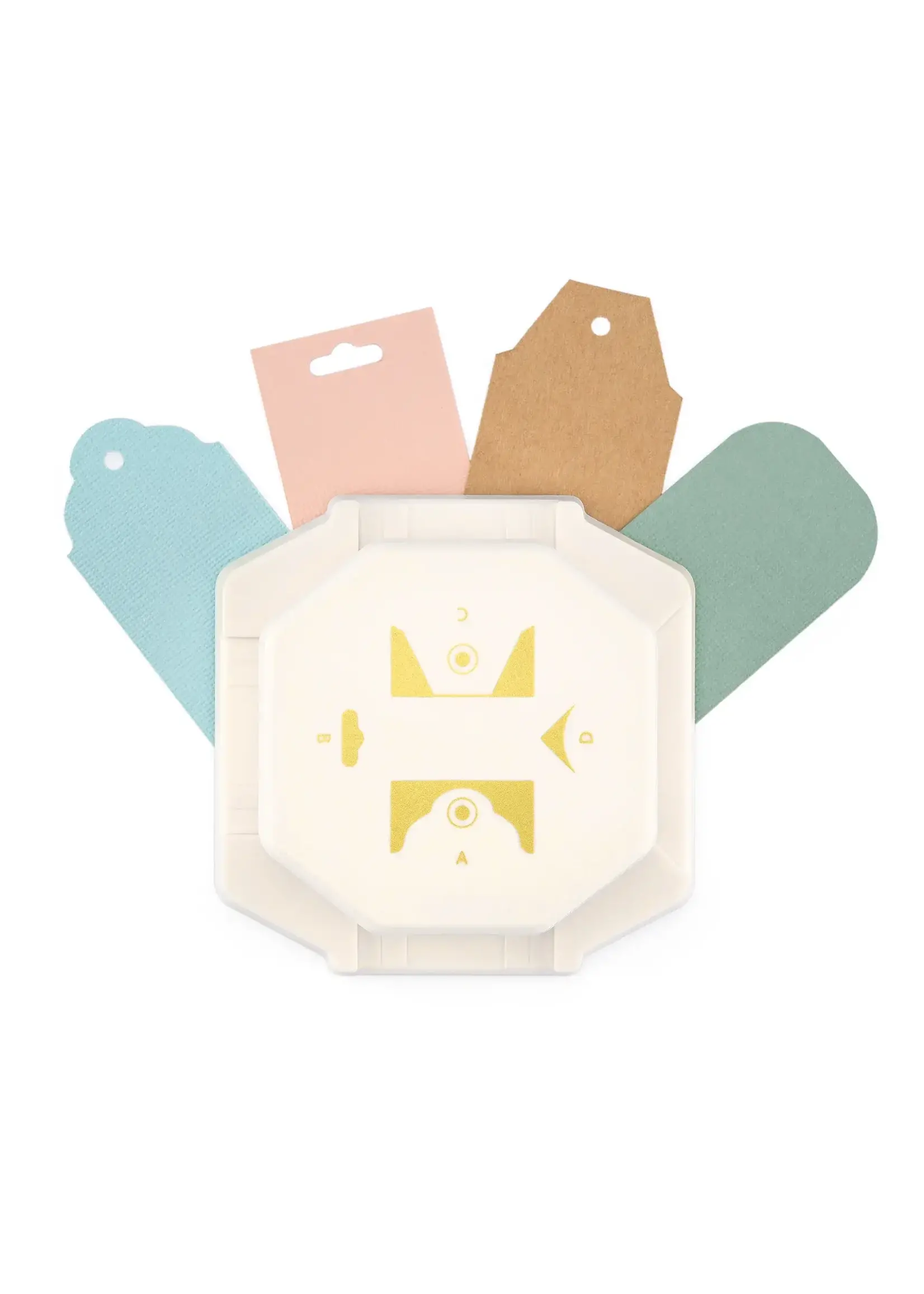 Vaessen Creative • 4-in-1 Hoekpons Klassieke Labels Vaessen Creative 2137-134