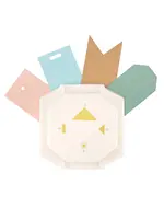 Vaessen Creative • 4-in-1 Hoekpons Retro Labels Vaessen Creative 2137-135