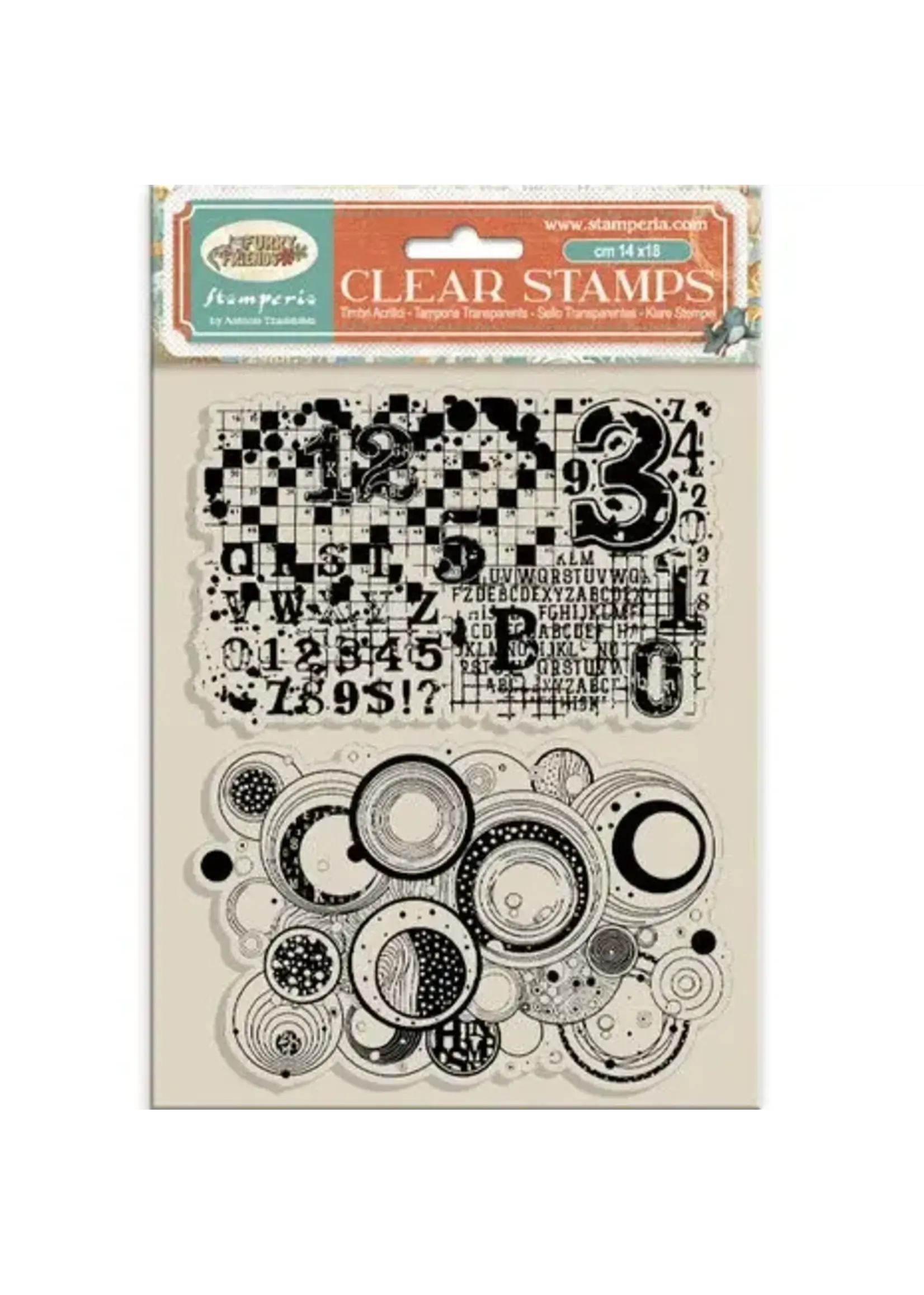 Furry Friends Clear Stamp 2 Patterns (WTK227)