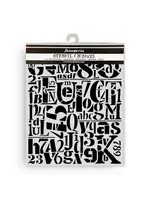 Furry Friends Thick Stencil 20x25cm Numbers and Letters Pattern (KSTD189)