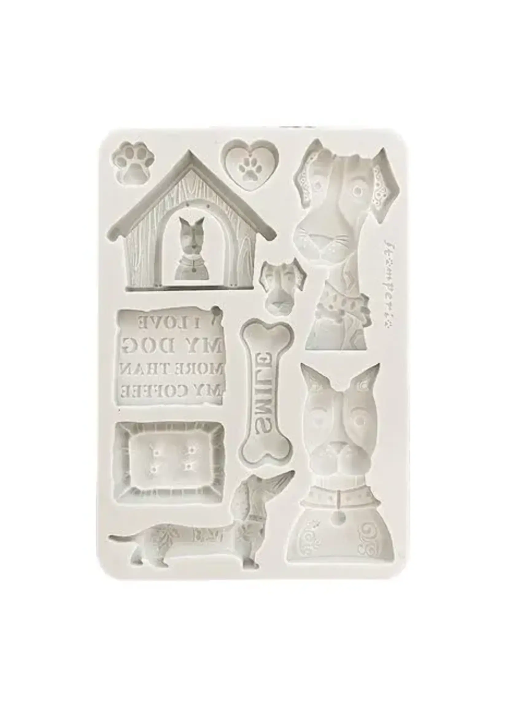 Furry Friends A5 Silicon Mould I Love My Dog (KACMA590