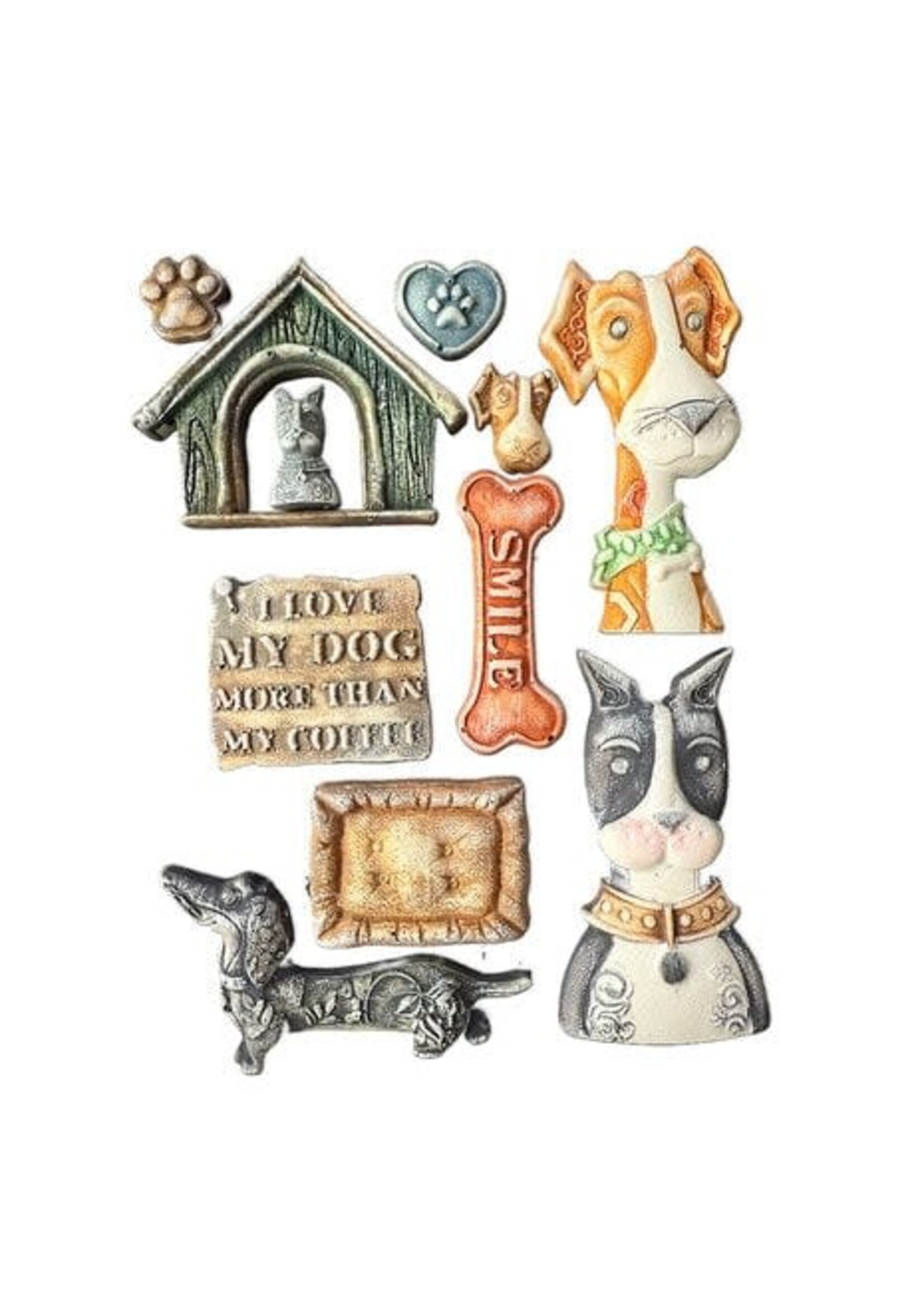 Furry Friends A5 Silicon Mould I Love My Dog (KACMA590