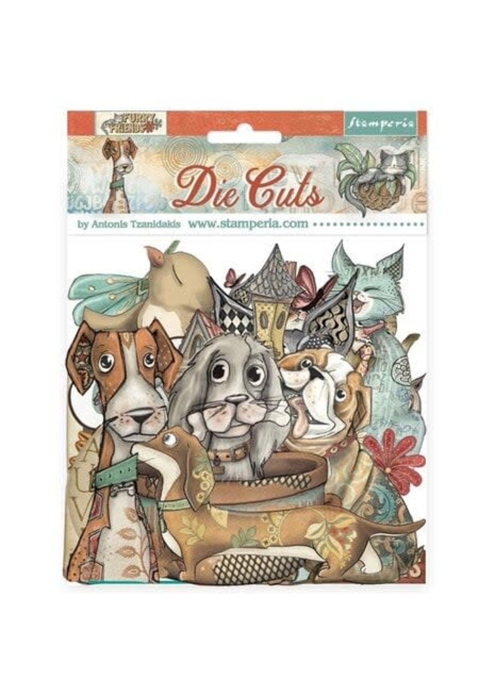 Furry Friends Die Cuts Assorted (47pcs) (DFLDC121)