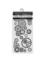 Gear up for Christmas Thick Stencil 12x25cm Gears (KSTDL140)