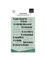 Vaessen Creative • Clear Stamps Nederlandse Teksten 23st. Vaessen Creative CAR0203