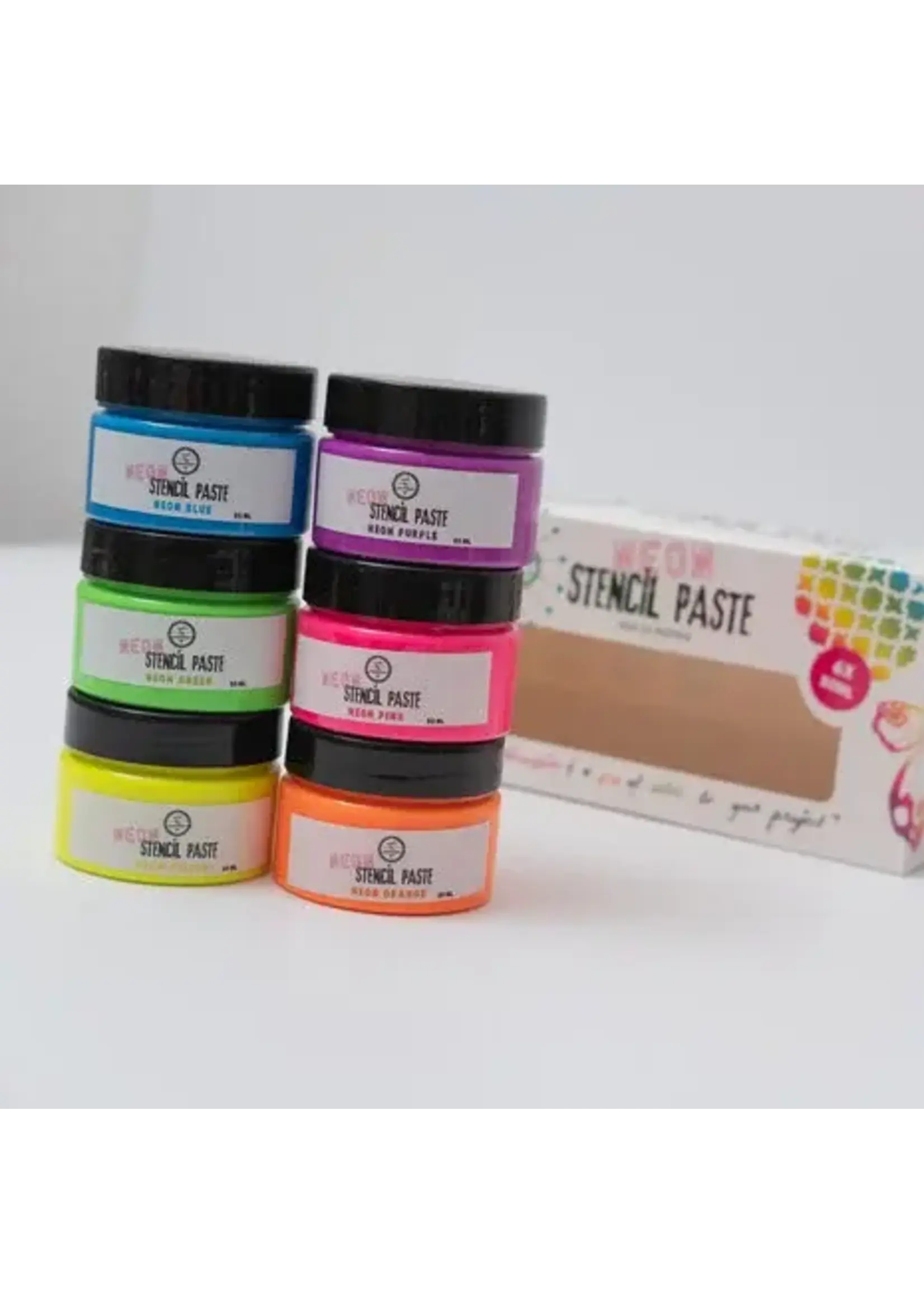 Neon Stencil Paste 6x50ml (ABM-25-PASTE08)