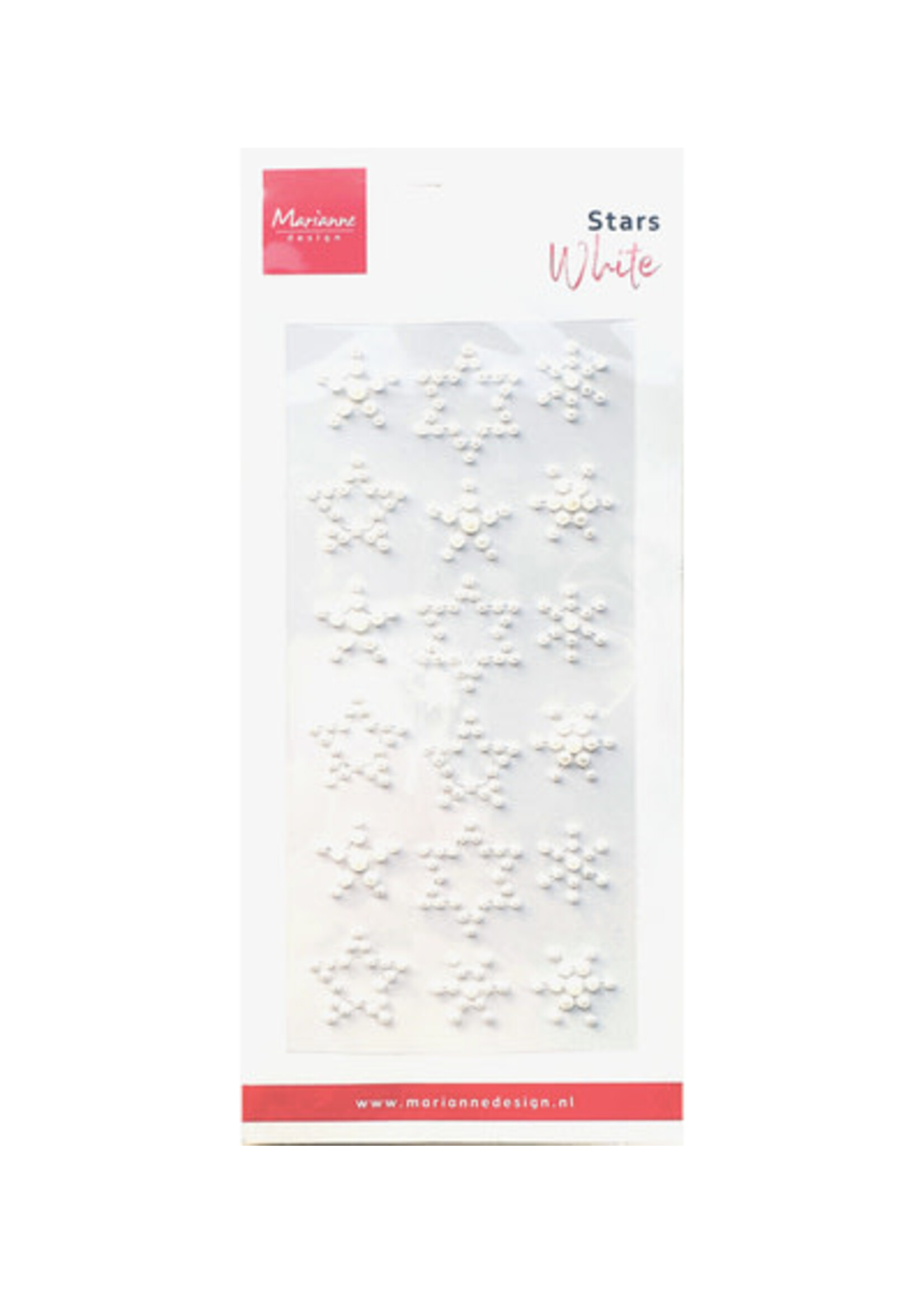 CA3215 - Stars - Pearls white