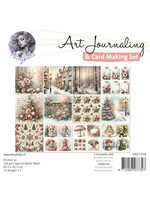 Art Journaling & Card Making Set Kerst roze
