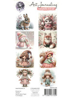 Fairybells 3-D setje Kerst roze