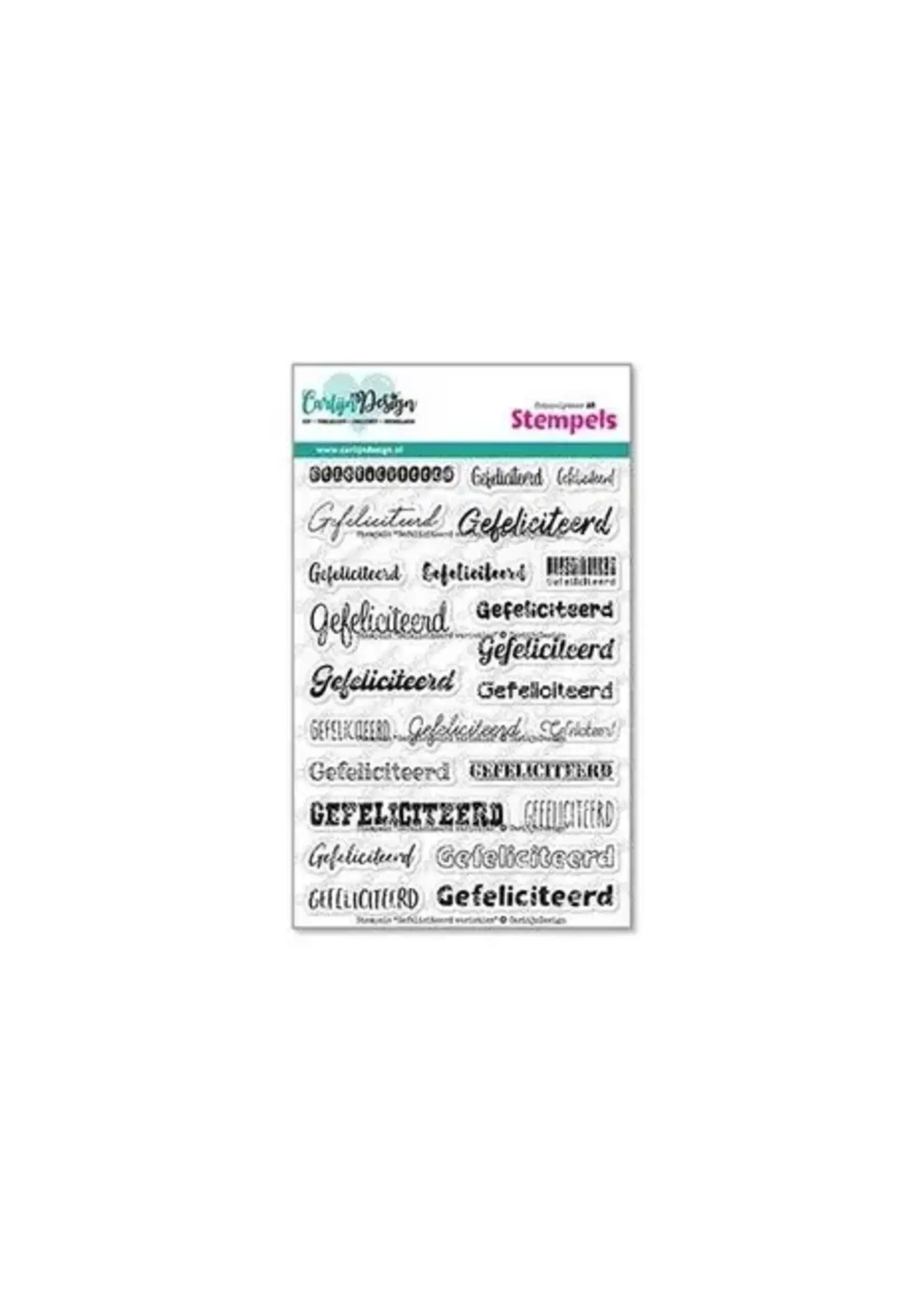 Stempels Gefeliciteerd Variaties (CDST-0158)