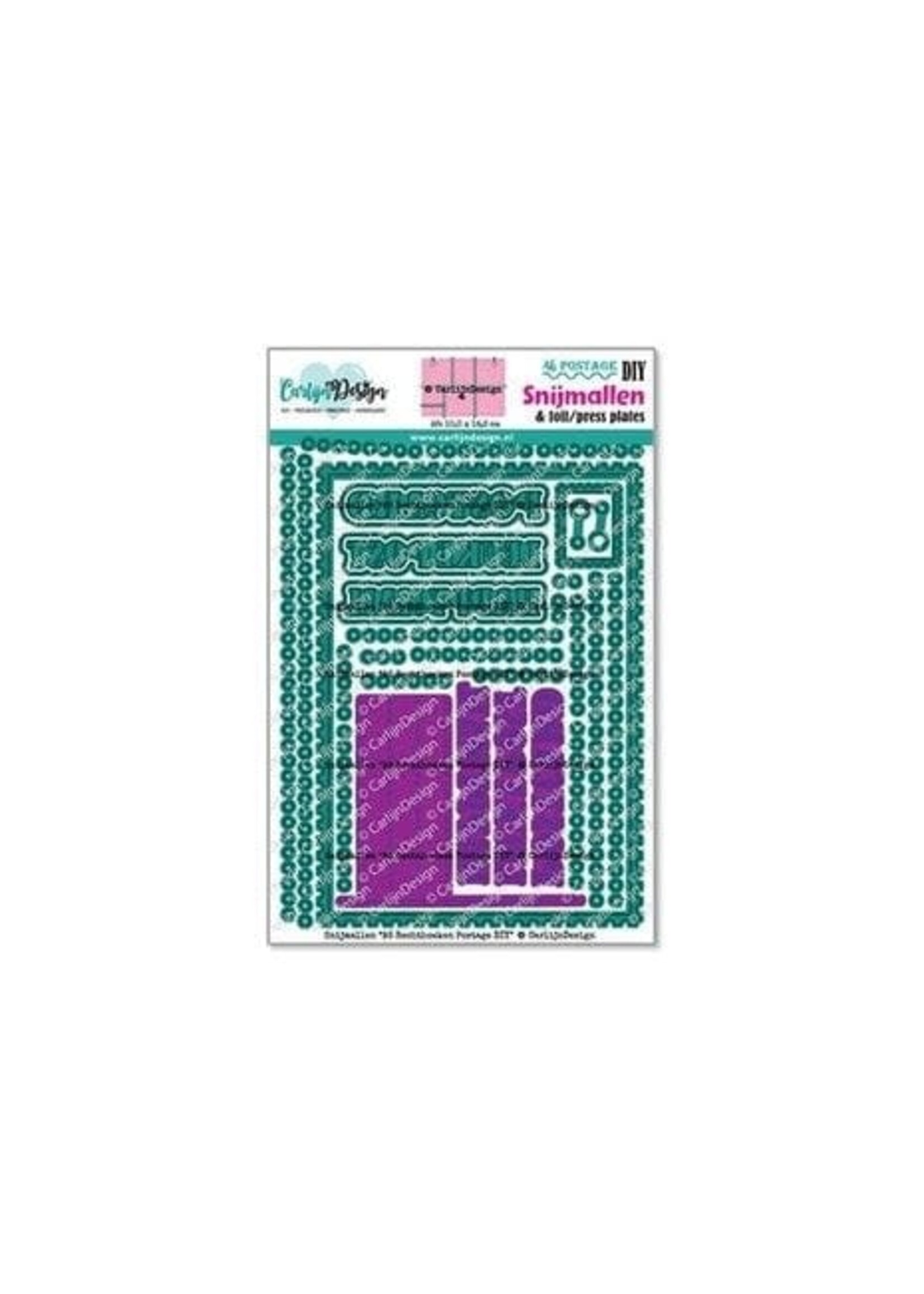 Snijmallen A6 Rechthoeken Postage DIY (CDSN-0334)
