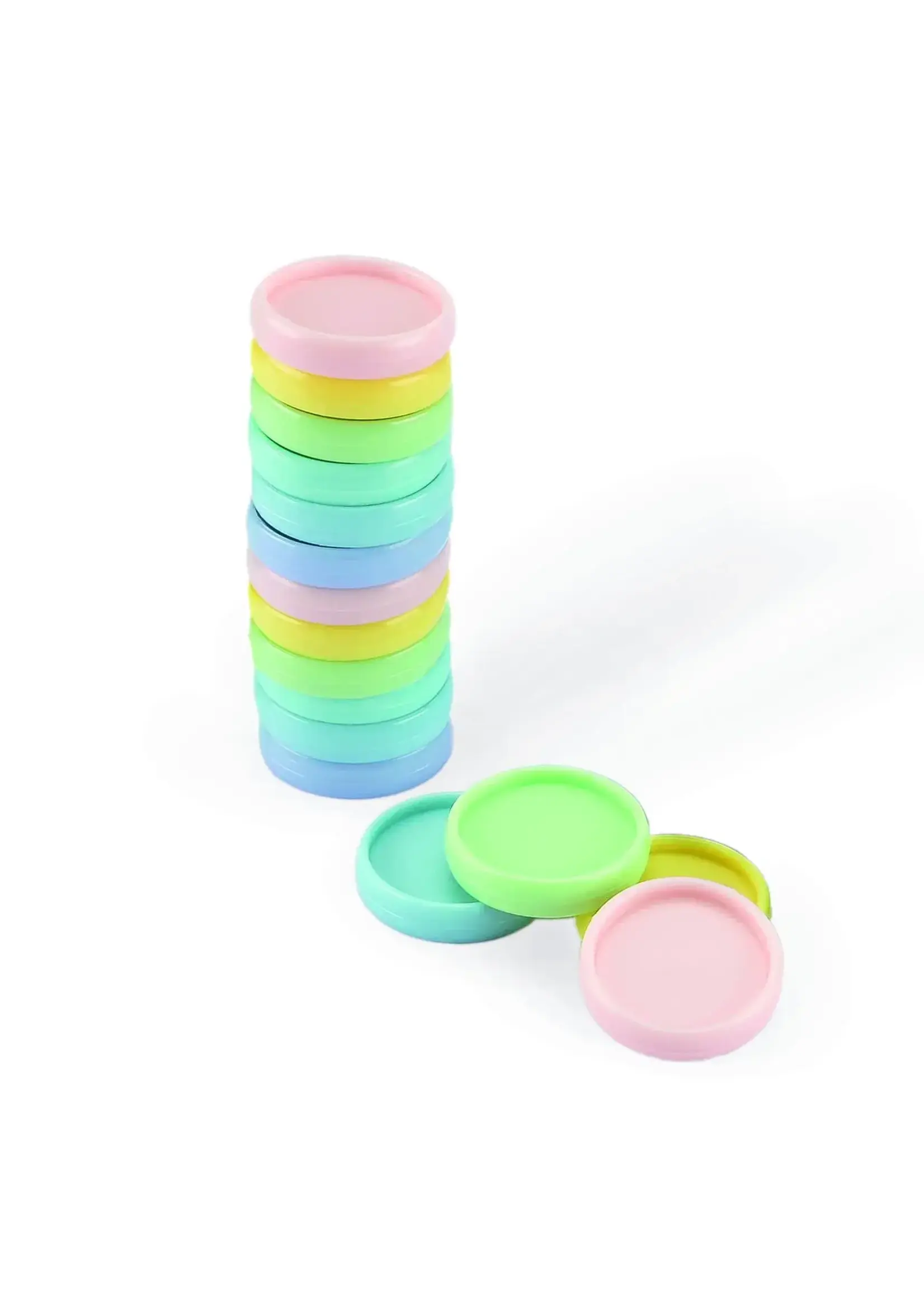 Vaessen Creative • Bind Easy Binding Discs 24mm Regenboog Pastels 24st. Vaessen Creative 2021-409