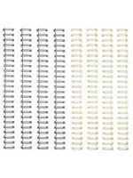 Vaessen Creative • Bind Easy Metalen Bindruggen 16mm 2:1 Zwart & Goud 8st. Vaessen Creative 2021-405