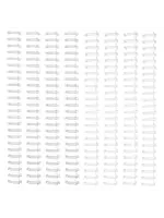 Vaessen Creative • Bind Easy Metalen Bindruggen 16mm 2:1 Wit & Zilver 8st. Vaessen Creative 2021-404