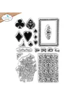 Romantic Revival Stamps Playing Card Collage (CS430