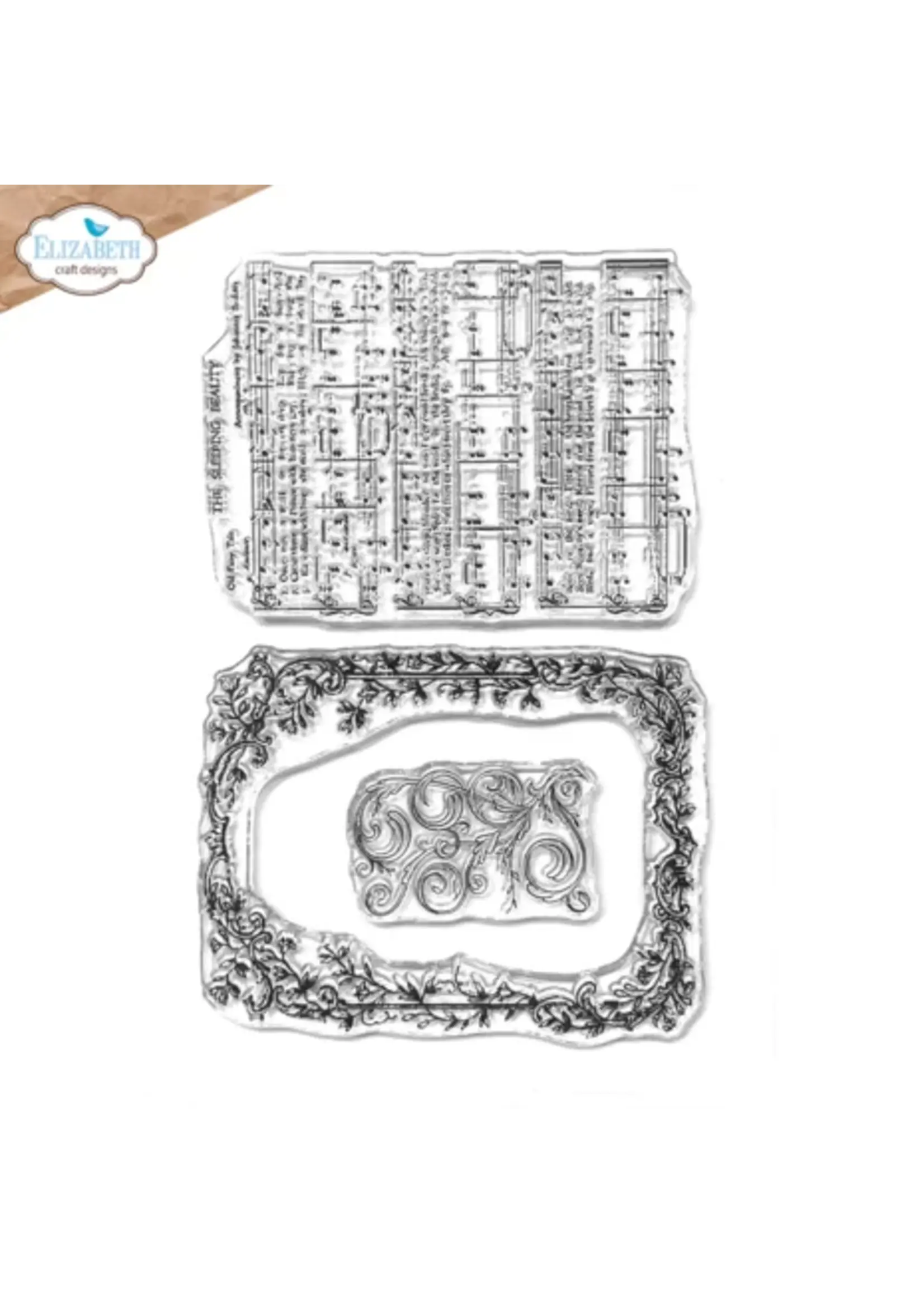 Romantic Revival Stamps Music & Ornate Frame (CS431)