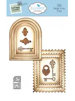 Romantic Revival Die Postage, Arches & Keys (2303)