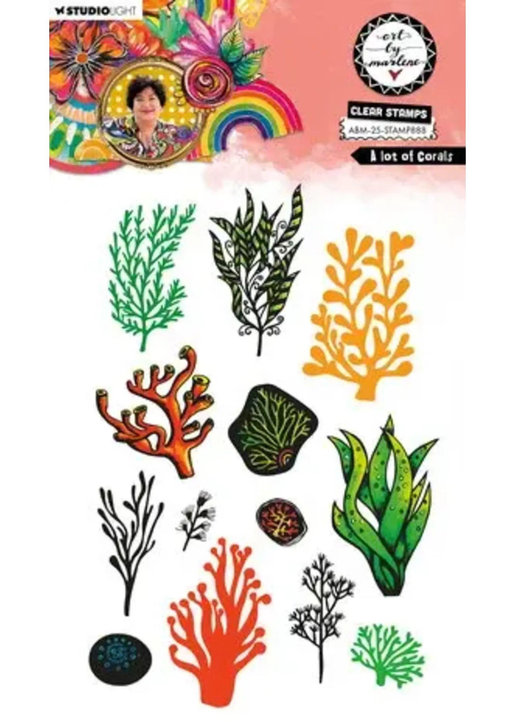 A lot of Corals Clear Stamp (ABM-25-STAMP888)