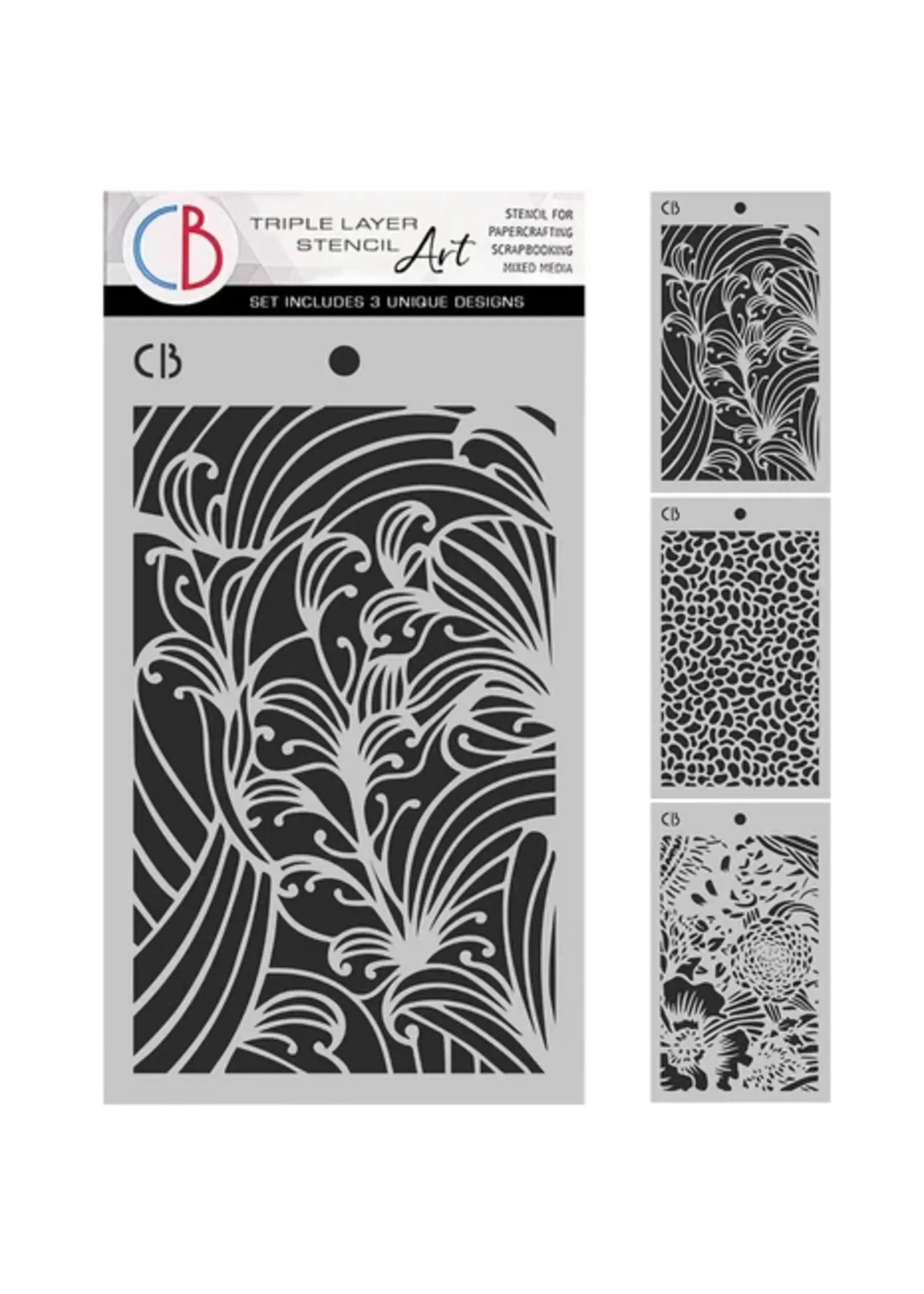 Book Lovers 5x8 Inch Stencil Mix Triple Layer Set (MSX004)