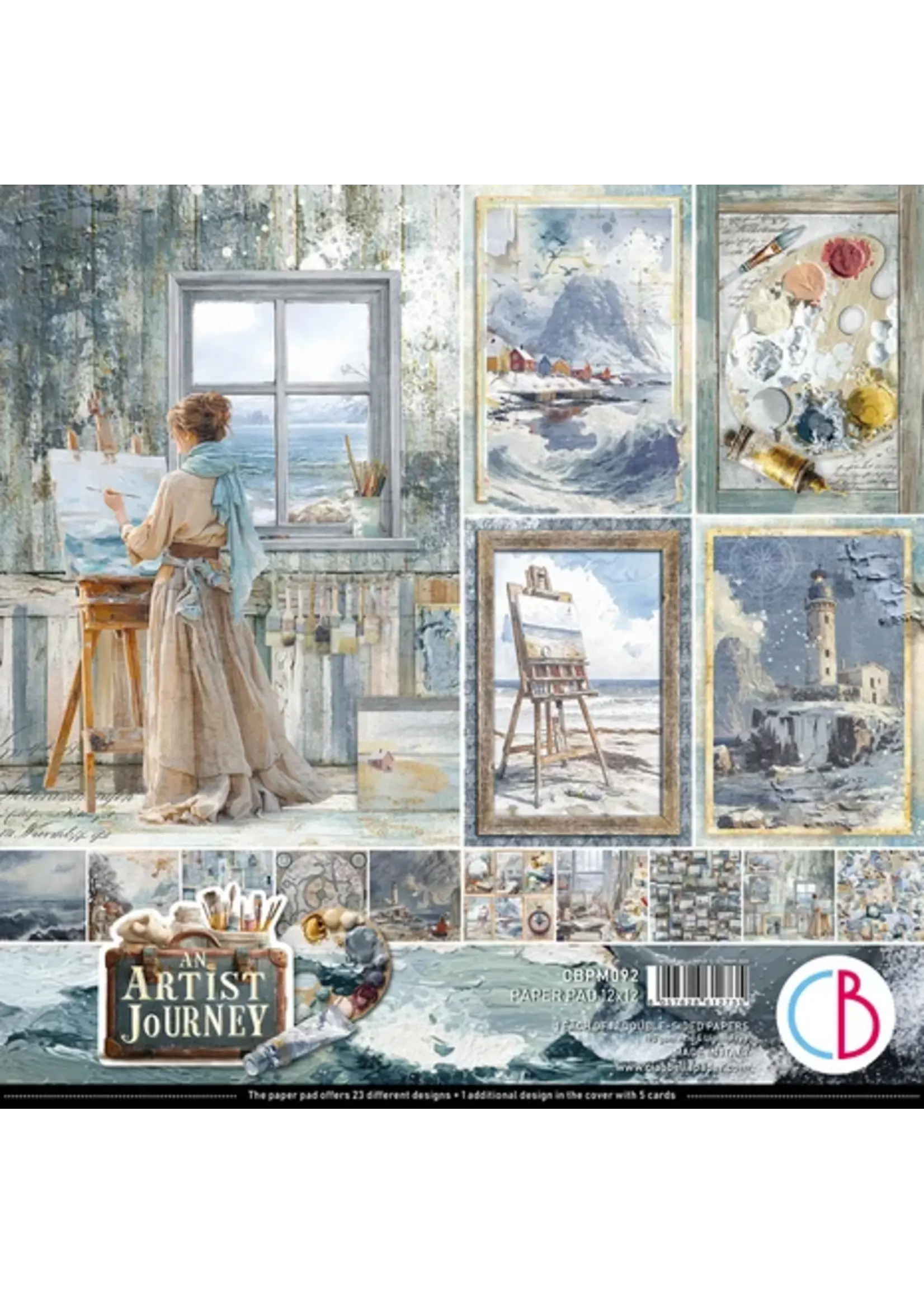 An Artist Journey 12x12 Inch Paper Pad (12pcs) (CBPM092)
