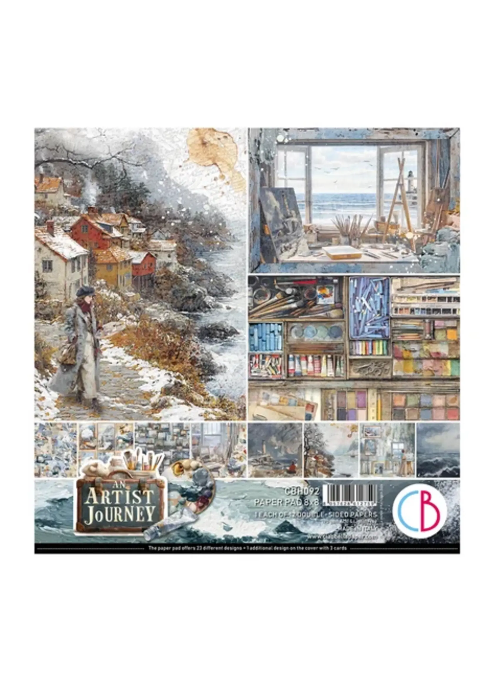 An Artist Journey 8x8 Inch Paper Pad (12pcs) (CBH092)