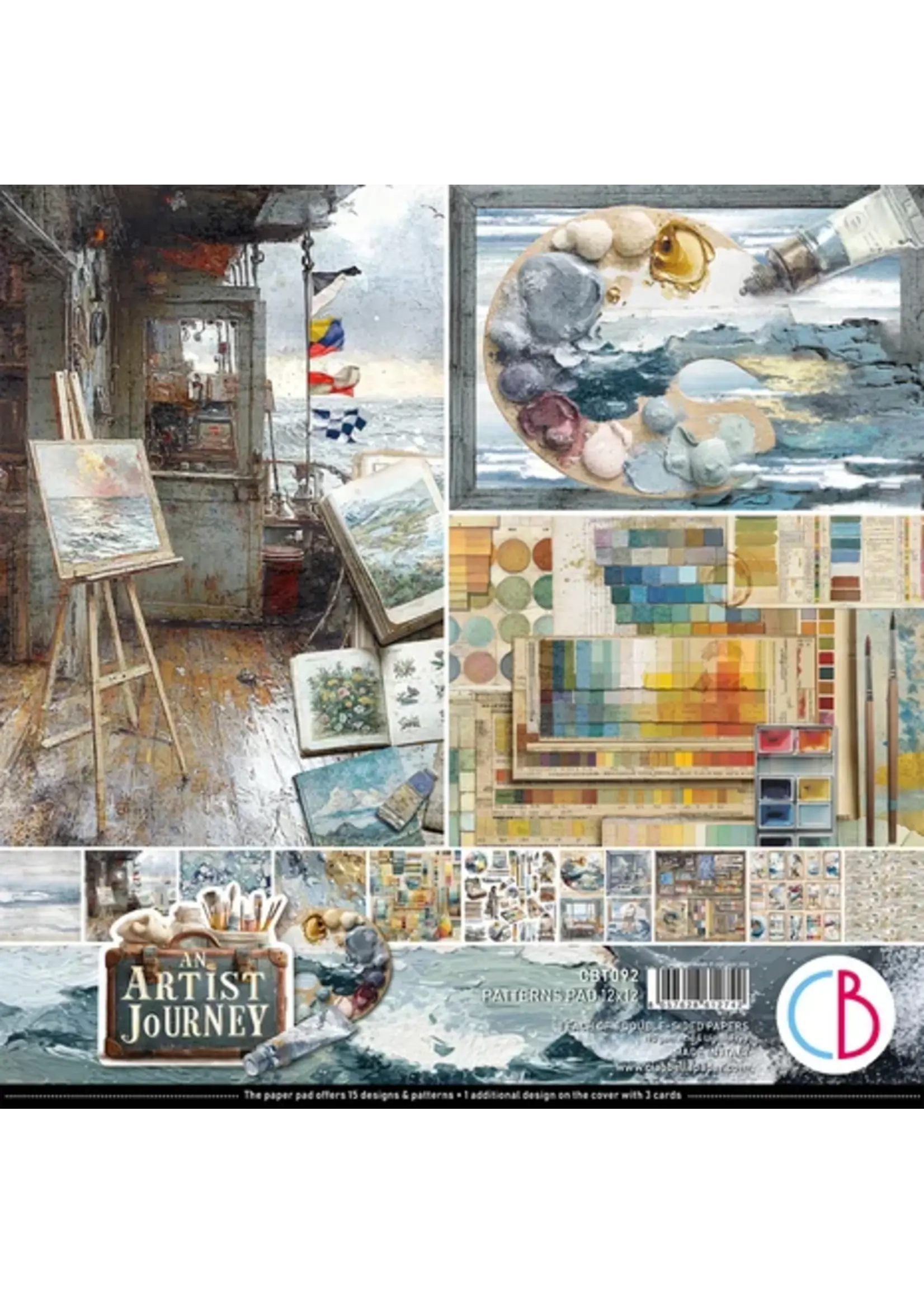 An Artist Journey 12x12 Inch Patterns Pad (8pcs) (CBT092)