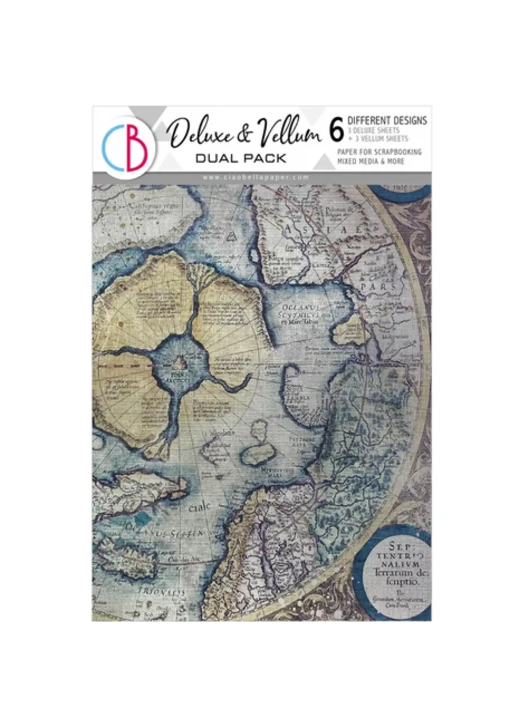 An Artist Journey A4 Deluxe Paper Silver & Vellum Dual Pack Mixed (6pcs) (CBX005)