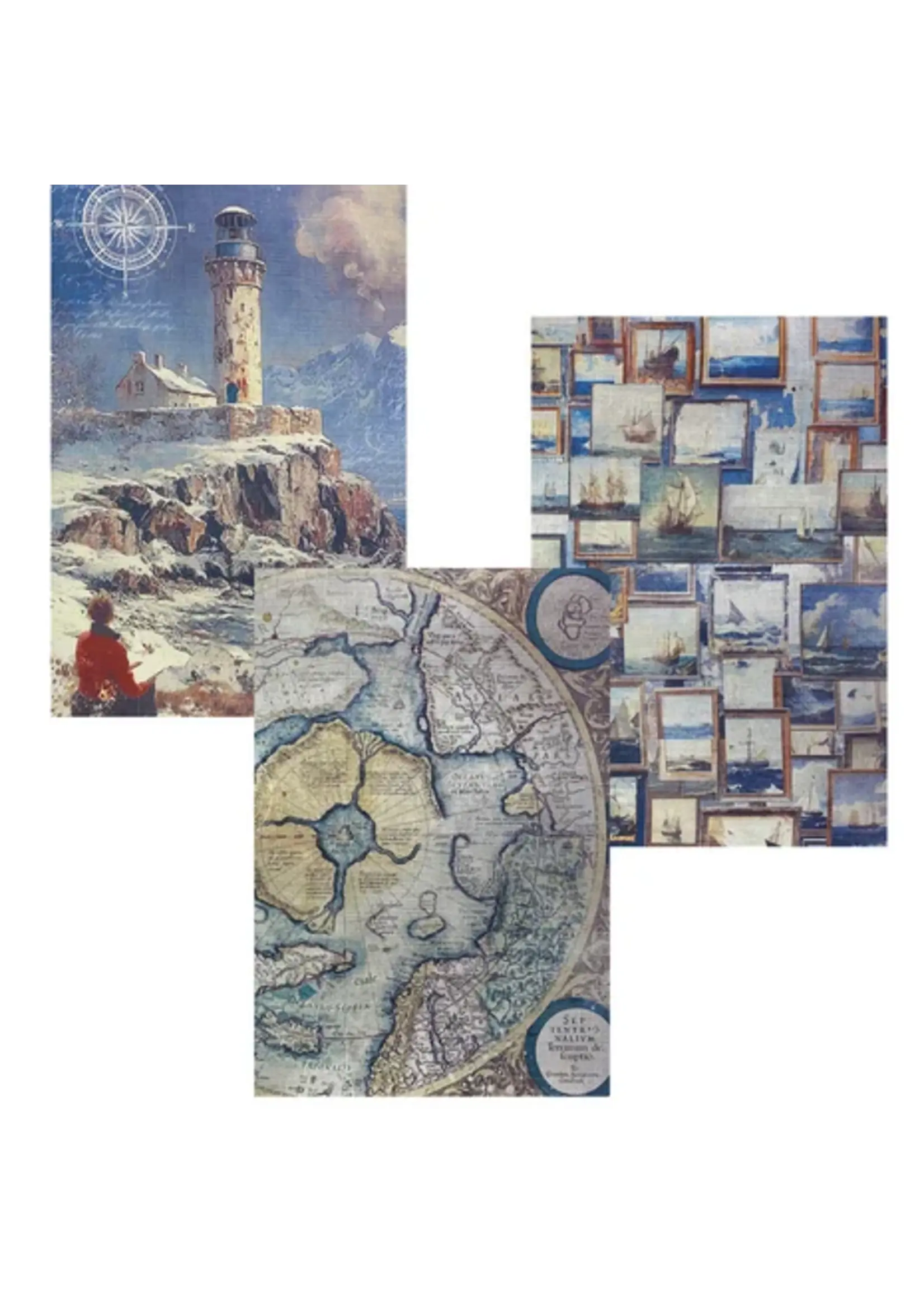 An Artist Journey A4 Deluxe Paper Silver & Vellum Dual Pack Mixed (6pcs) (CBX005)