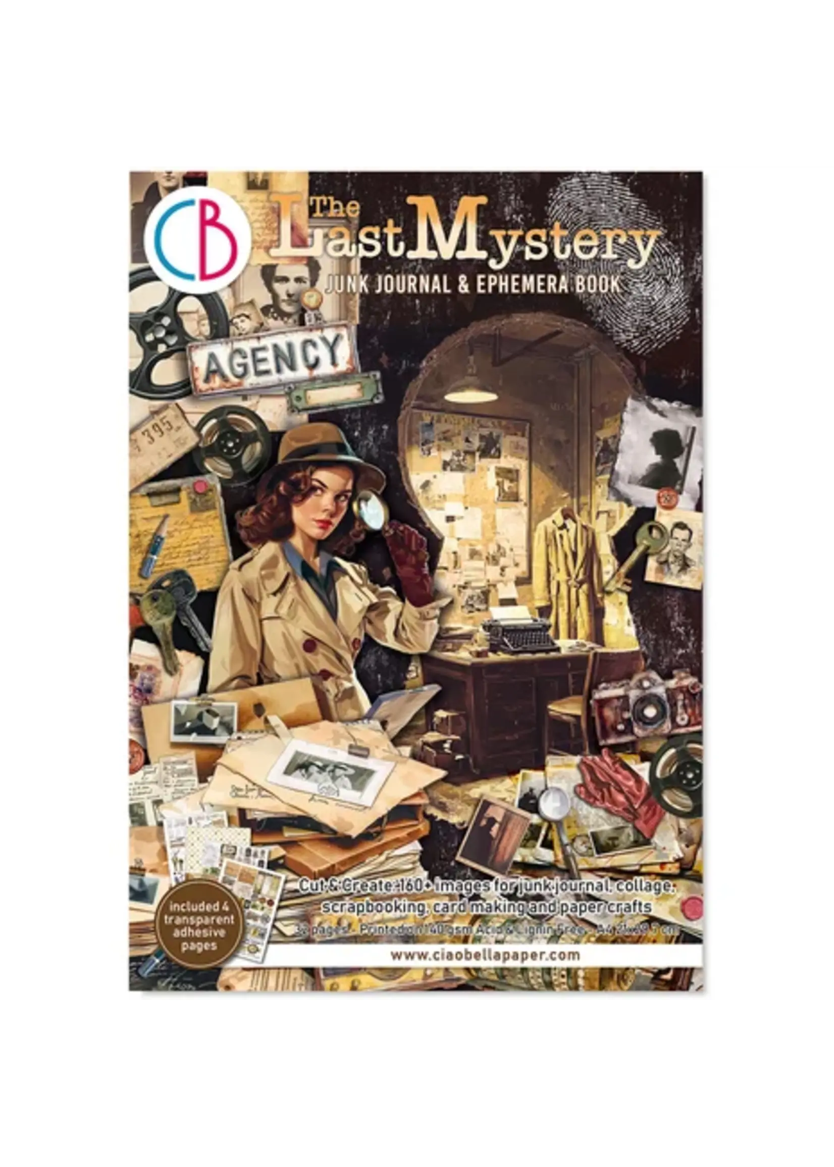 The Last Mystery A4 Junk Journal Ephemera Book (32pcs) (CBB017)