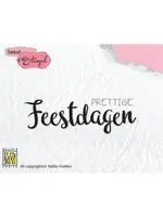 Nellie's Choice • Clear Stempel Nederlands Prettige Feestdagen Nellie's Choice DTCS023