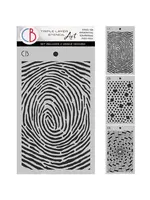 The Last Mystery 5x8 Inch Stencil Mix Triple Layer Set (MSX006)