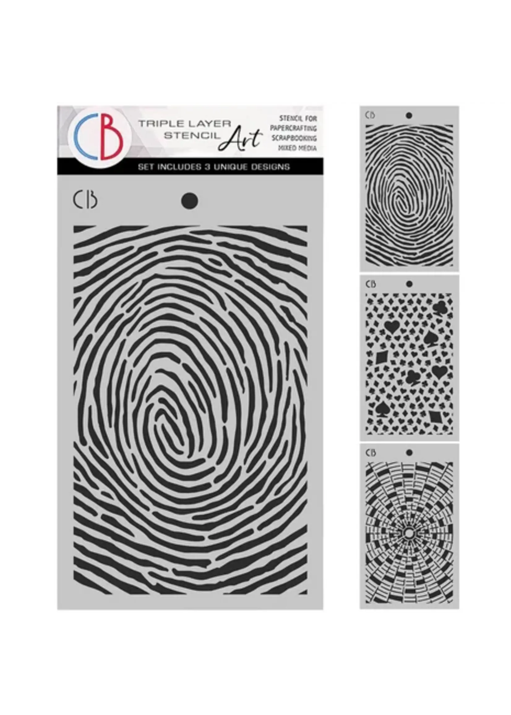 The Last Mystery 5x8 Inch Stencil Mix Triple Layer Set (MSX006)