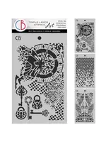 Fairy Whispers 5x8 Inch Stencil Mix Triple Layer Set (MSX008)