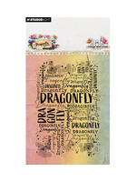 HE-DD-STAMP909 - Grunge word cloud Dragonfly Dreams nr. 909