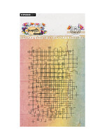 HE-DD-STAMP906 - Grunge grid Dragonfly Dreams nr. 906