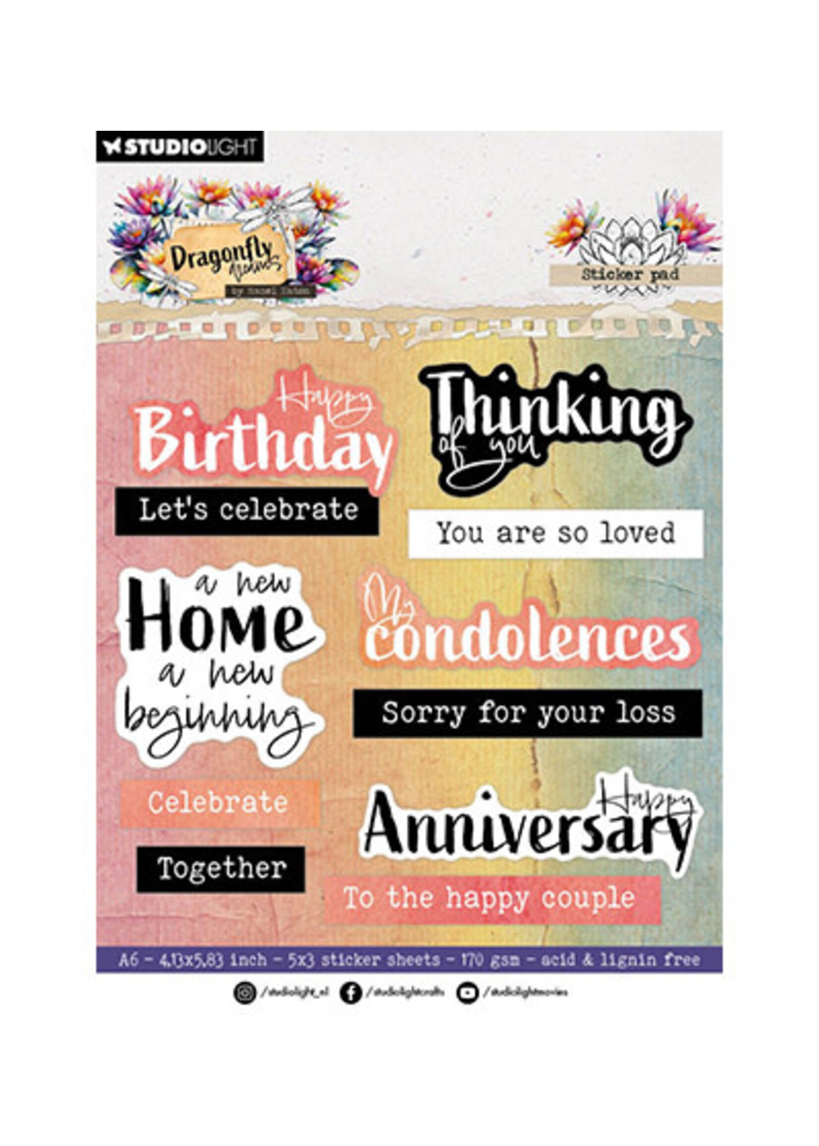 HE-DD-STIC56 - Sentiments Dragonfly Dreams nr. 56