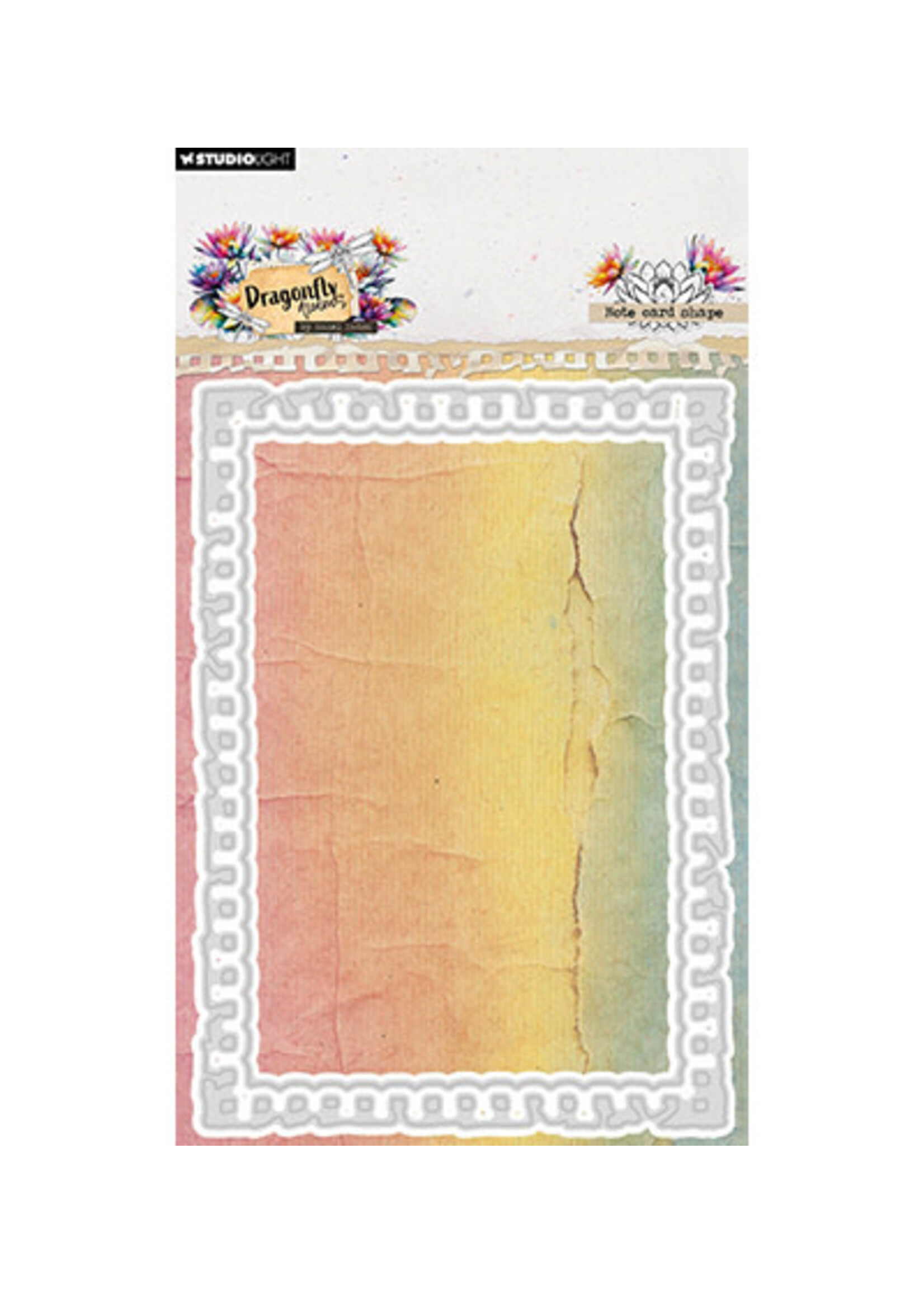 HE-DD-CD1064 - Note card shape Dragonfly Dreams nr. 1064