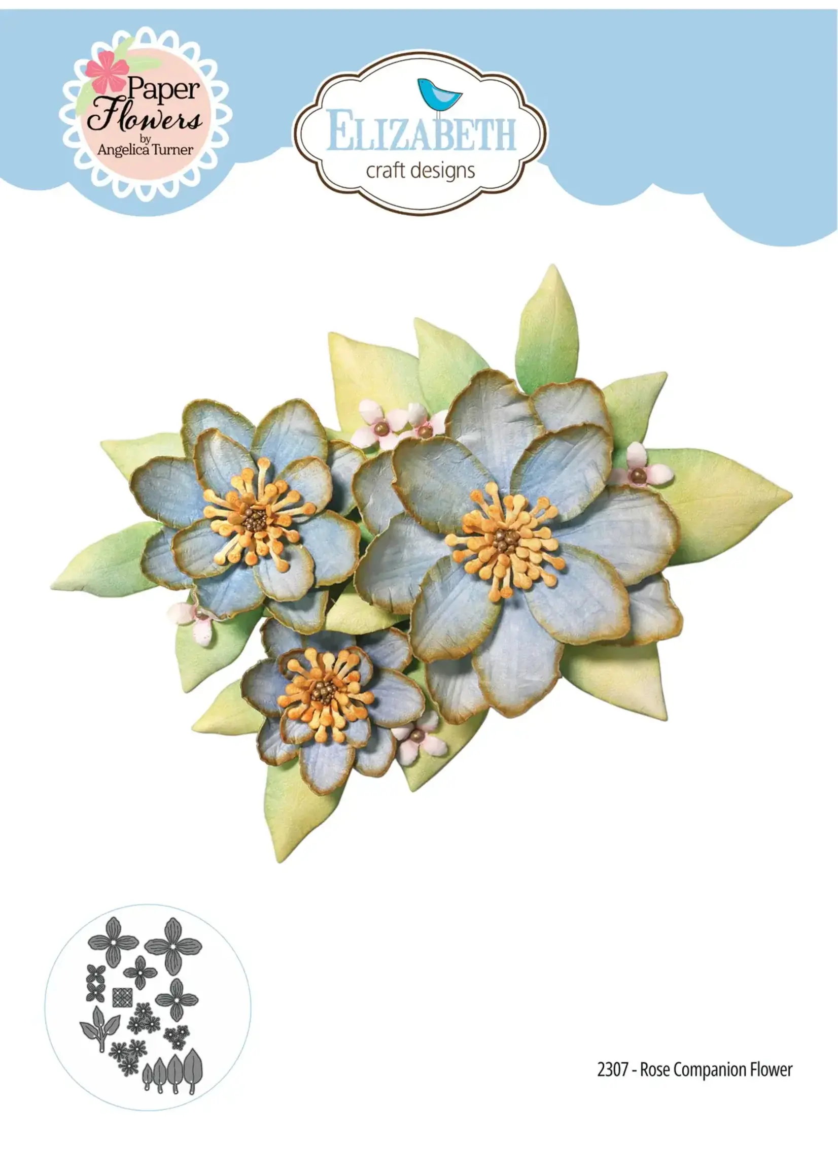 Rose Companion Flower Paper FlowersSKU: 2307
