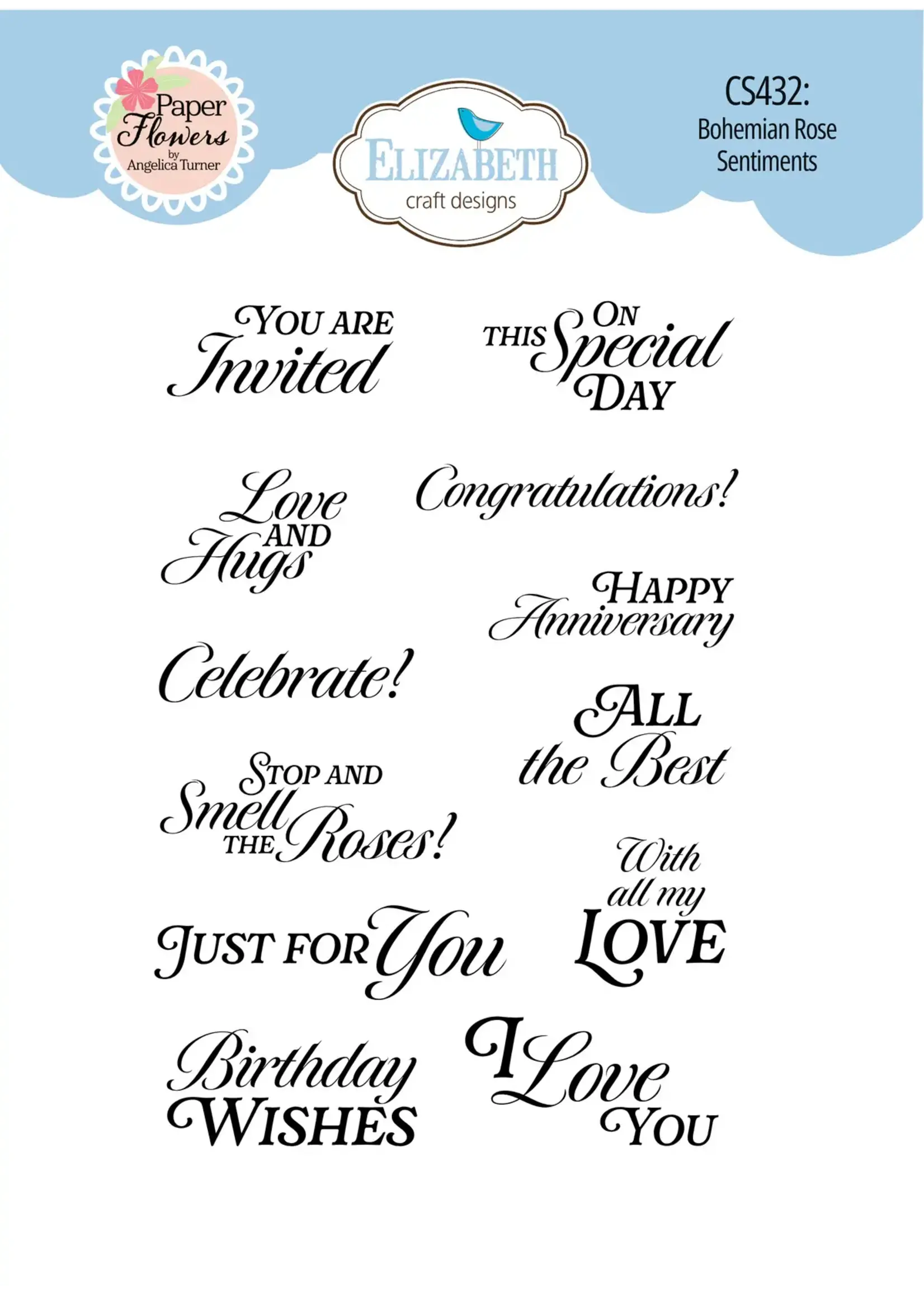 Bohemian Rose Sentiments Paper FlowersSKU: CS432