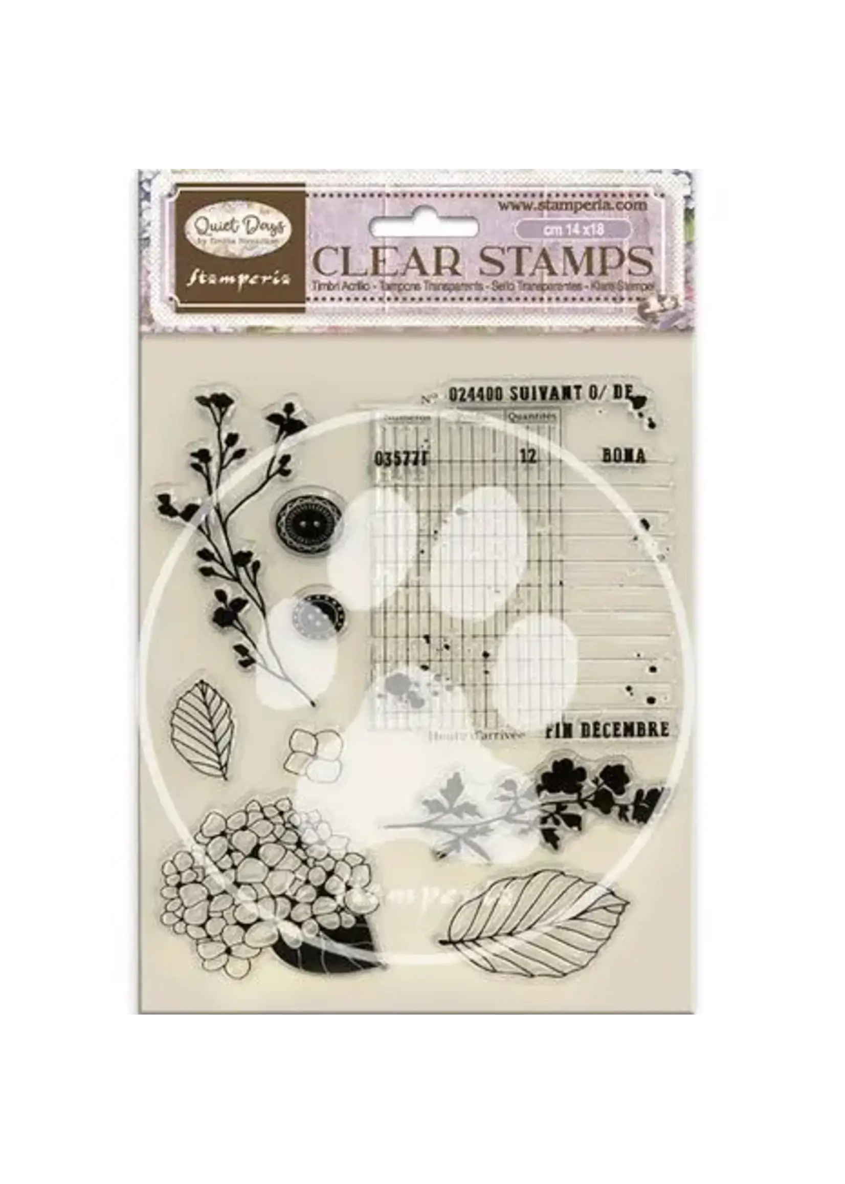 Quiet Days Clear Stamp Hydrangea (WTK229)