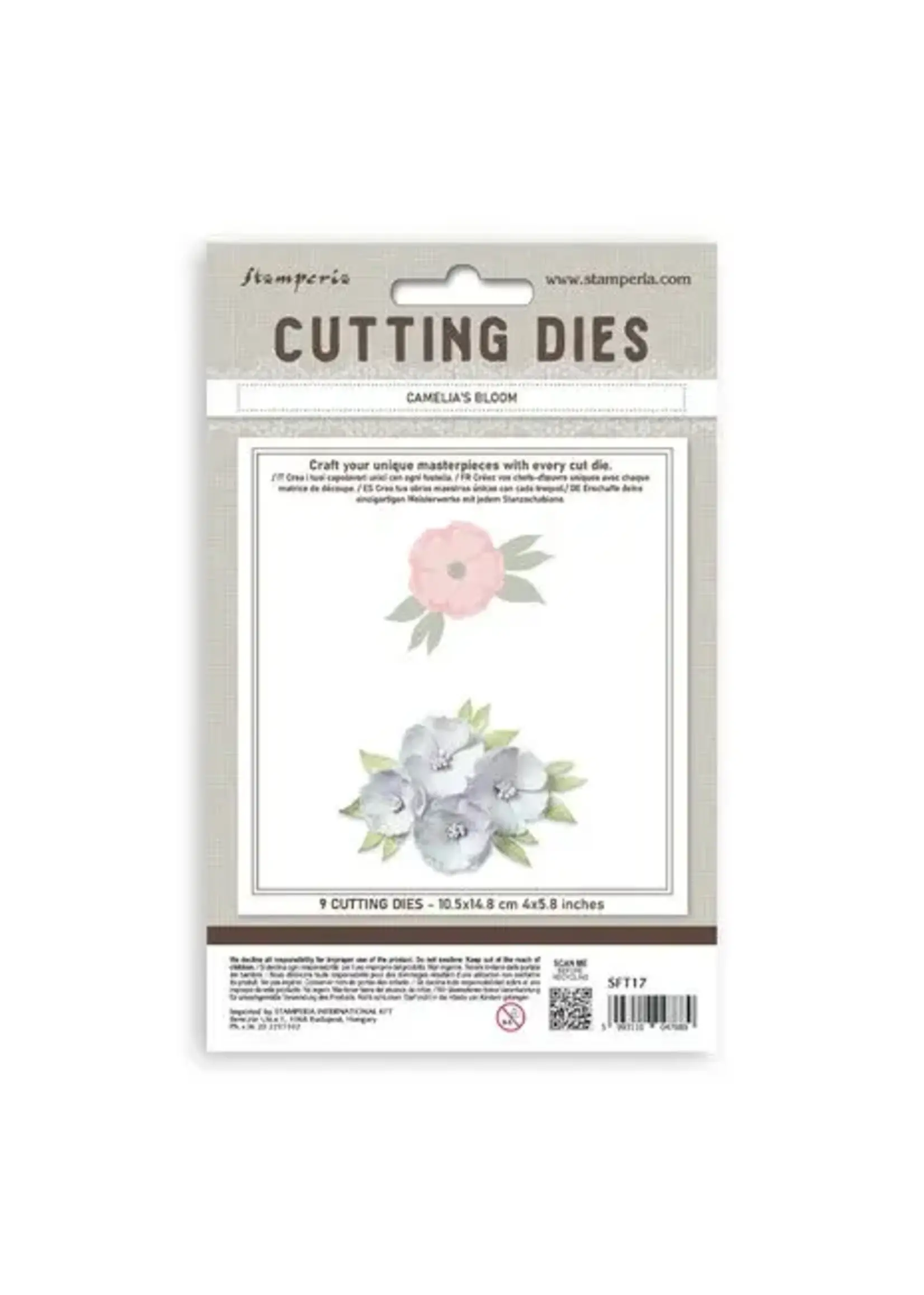 Quiet Days A6 Cutting Dies Camelia's Bloom (SFT17)