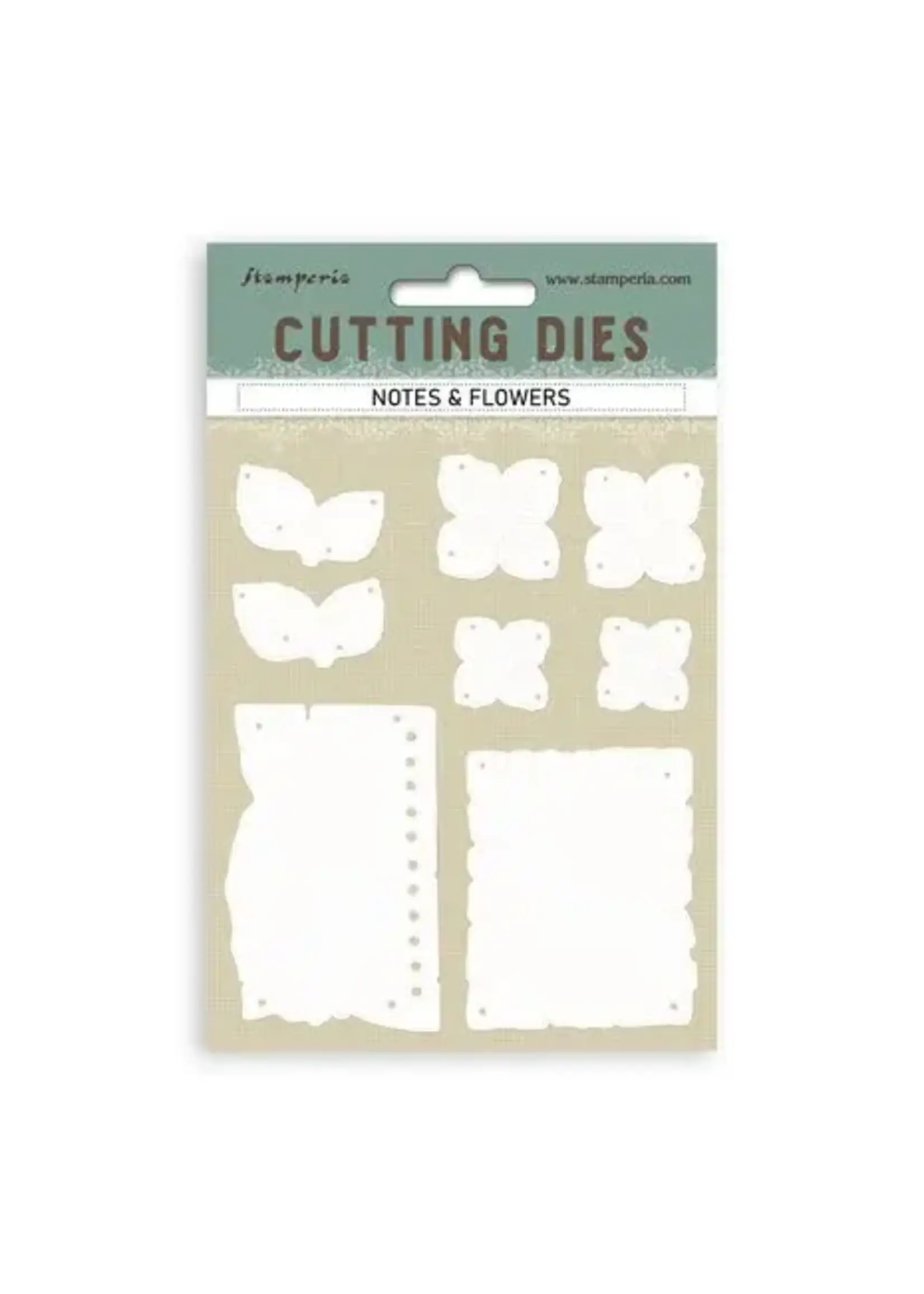 Quiet Days A6 Cutting Dies Notes and Flowers (SFT16)