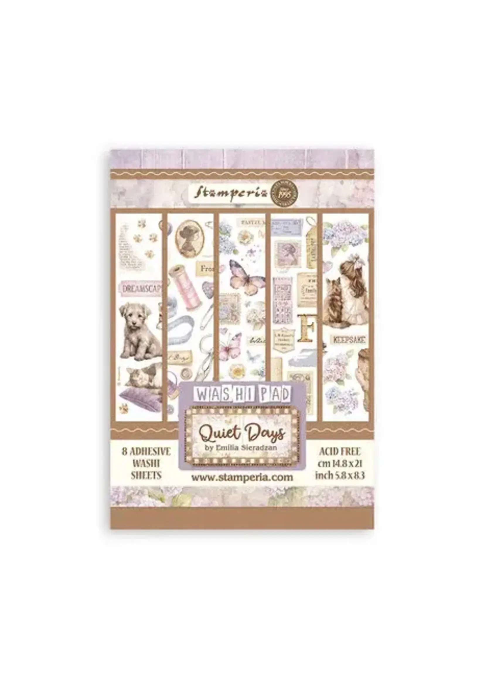 Quiet Days A5 Washi Pad (8pcs) (SBW26)