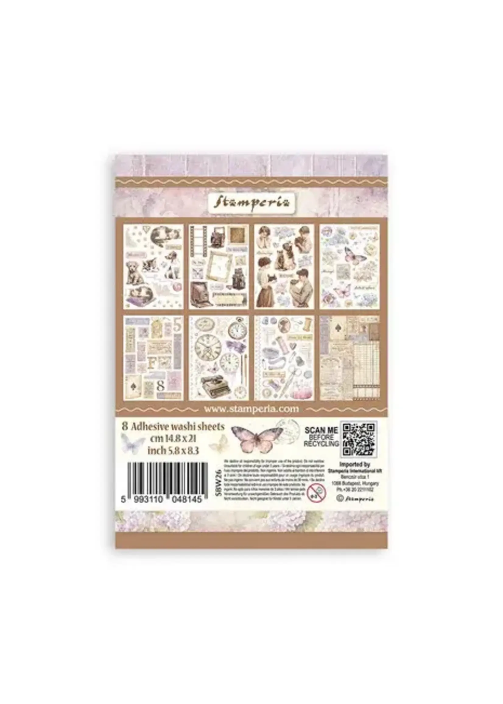 Quiet Days A5 Washi Pad (8pcs) (SBW26)