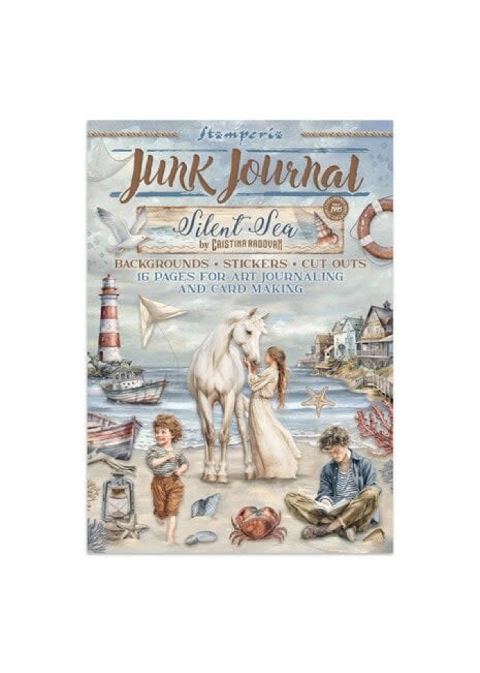 Silent Sea Junk Journal stickers, Backgrounds, Cut-Outs (SBJK13)