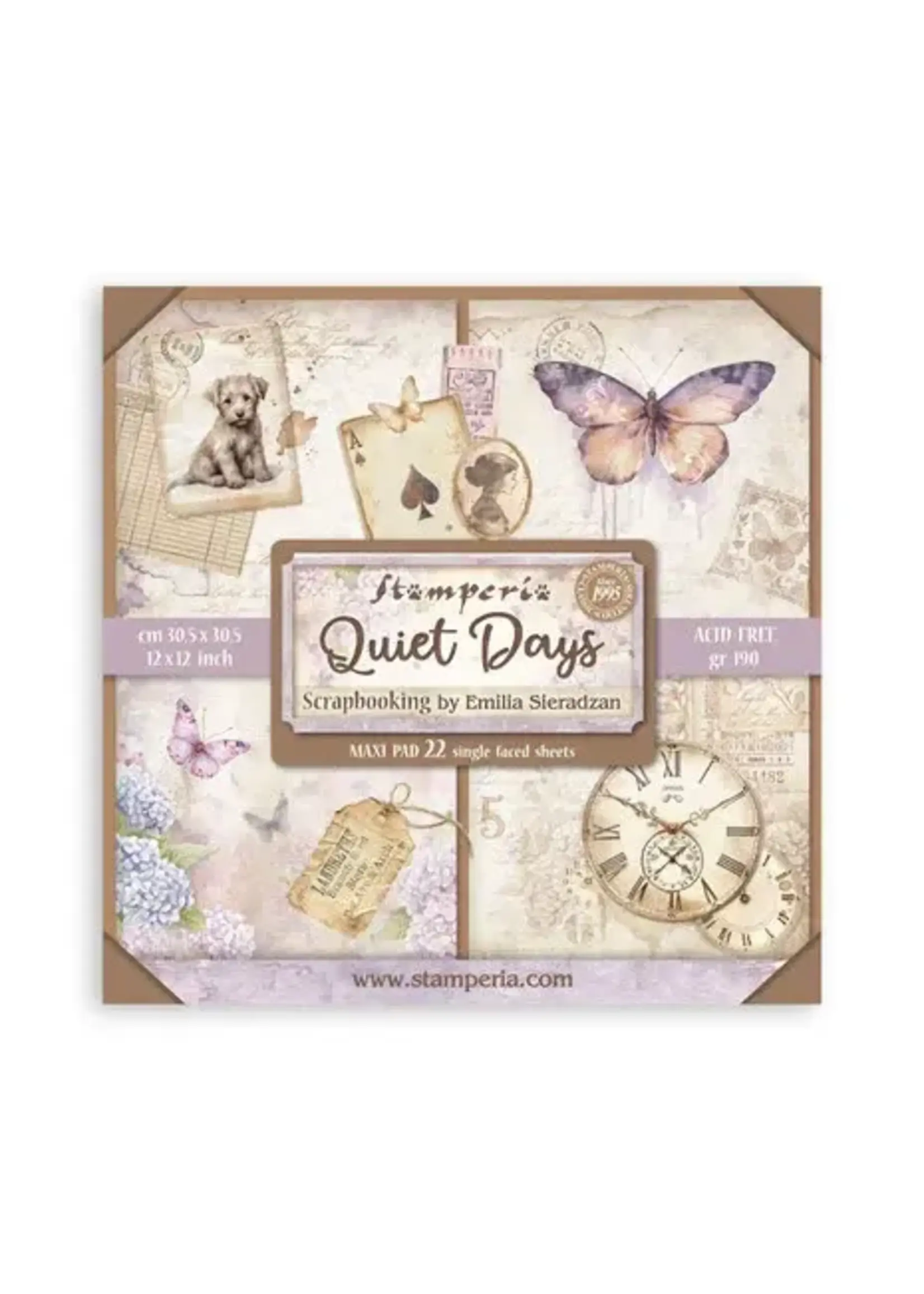 Quiet Days 12x12 Inch Maxi Paper Pack (Single Face) (SBBXLB31)