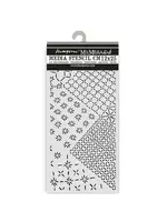 Quiet Days Thick Stencil 12x25cm Mixed Tiles (KSTDL135)