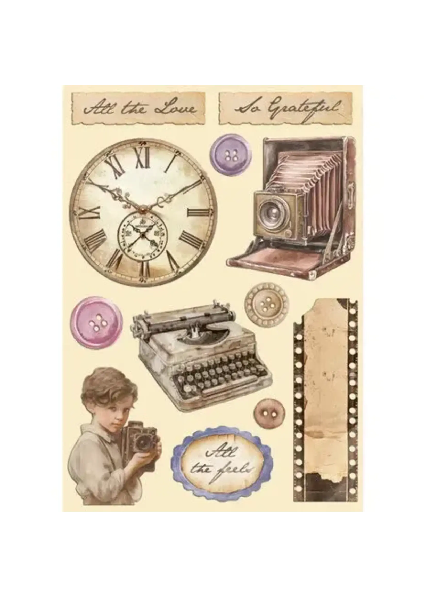 Quiet Days A5 Colored Wooden Shape (KLSP190)